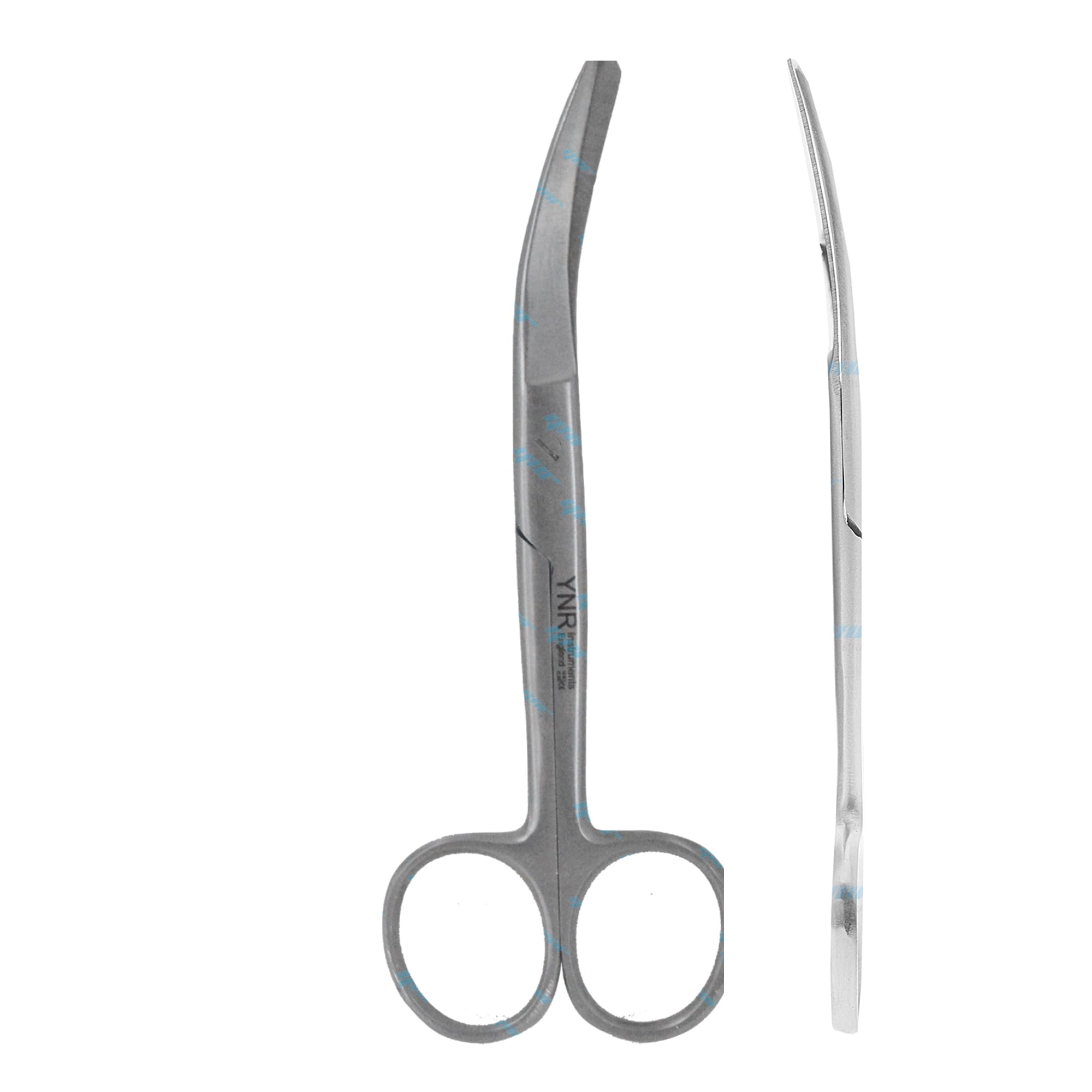 YNR First Aid Lister Bandage Scissors - Medical Scissors Trauma Shears for Nurses Paramedics Doctors, Stainless Steel Safety Sharp Blunt Tip, First Aid Scissor & Bandage Scissor for Nurses | (Curved)