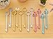 20 Pieces Novelty Key Style 0.5 mm Gel Ink Pen, Magnolora Creative Office Stationary School Supplies Fine Point Ballpoint Black Ink Gel Pen, Random Color