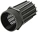 Lifegard Aquatics Threaded Suction Overflow Strainer for Fish Aquariums – High-Impact Resistant Black PVC – Space Saver Strainer to Extend Past the Bulkhead – Reduces Pump Damage – 2 Inch