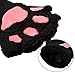 Arshiner Women Cat Bear Paw Claw Soft Winter Gloves