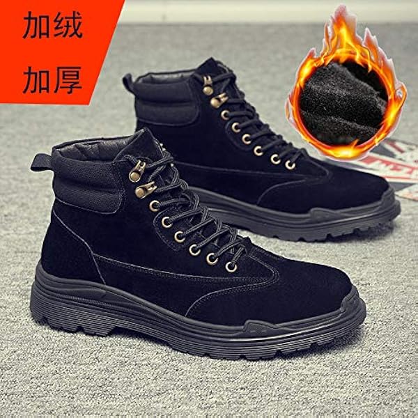 MASAP Martin Boots Male Martin Botas Botas de Ayuda para Hombres Botas  Militares Inglaterra Botas de