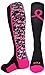 Digital Camo Aware Over the Calf Socks Pink Ribbon Softball Soccer Football