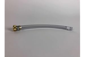 No-Spill Compact Straight Drain Hose, Required for CV Drain Plugs