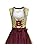 Mini Dirndl Antje in Grün von Marjo Trachten, Größe:32