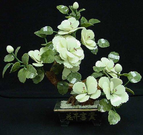 CFC White Jade Bonsai Flowers 99-3a