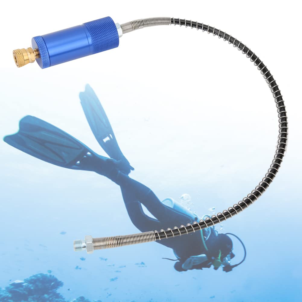 GAESHOW Oil Water Separator, High Pressure PCP Hand Pump Oil Separator, Oil‑Water Separator Filter Regulator with 8mm Female Connector Spring Hose Filter Replacement for 30MPA 40MPA 4500psi Air Pump