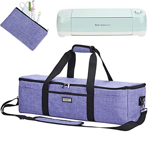 HOMEST Lightweight Carrying Case Compatible with Cricut Explore Air 2, Cricut Maker, Purple (Patent Design)