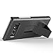 NageBee Belt Clip Holster Case Compatible with Samsung Galaxy Note 8 Combo Shell & Holster Case Super Slim Case w/Built-in Kickstand [Swivel Belt Clip] - Black