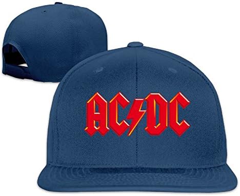 ACDC LOGO Adjustable.Fitted Flat Bill Trucker Hats
