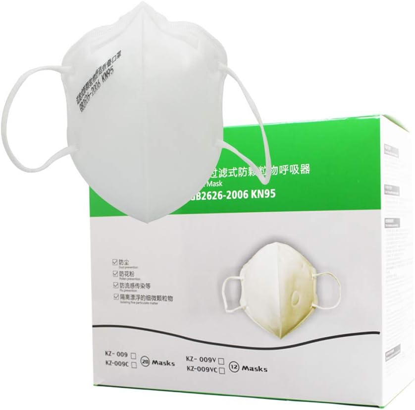 FUNRUI Smasker 10pcs kn-95 10 PCS KN95 Filters Pollution Anti PM2.5 Face Cup Respirator with Active Carbon Fold Flat Dust Mask for Woodworking, Cleaning, DIY and More