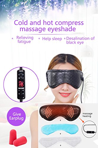 Portable eye massager eyepatch infrared hot compress Eye acupoint vibration massage Alleviating eye fatigue and desalination of black eye circle to improve the quality of sleep