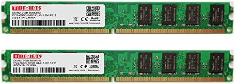TOPARTS DDR2 4GB(2X2GB) 800MHz PC2-6400 240pin DIMM Memory For Desktop PC