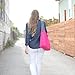 flip & tumble Premium Reusable Grocery Bag - Perfect Shopping Bag, Beach Bag, Travel Bag (Black)