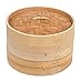 BirdRock Home 8 Inch Bamboo Steamer - Classic Traditional Design - Healthy Cooking - Great for dumplings, vegetables, chicken, fish - Steam Basket - Natural primary