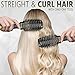 Ecardy Hair Dryer Brush - Round Brush Hair Dryer and Volumizer - Ionic Blow Rotating Dryer Air Brush in One - Hair Dryer Brush for Short Hair Straightener