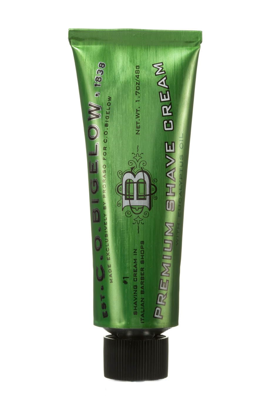 Photo 1 of C.O. Bigelow Travel Shaving Cream, 1.7 oz Mens Shaving Cream with Eucalyptus Oil for Sensitive Skin & All Skin Types, Travel Size