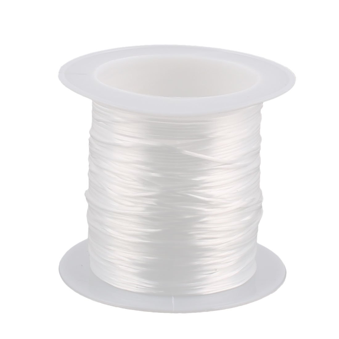 sourcingmap Household Elastic String for Bracelets, White Stretch Crystal String for Bracelet Making, Beading Thread Cord 10M for Jewerlry Making, Necklaces, Braided Bracelets and Crafts