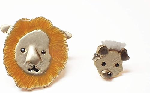 Amazon ルチカ ピアス Luccica Savanna ライオン ハイエナ サバンナ かわいい おもしろ ユニーク アニマル 動物 かわいい お洒落 誕生日 プレゼント 女性 レディース ネックレス 通販