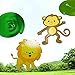Jungle Animals Party Swirl Decorations - 30 Pack Hanging Swirl for Animals Party Supplies animal theme birthday party decorations, Multicolor