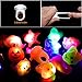 LEEHUR Led Party Favors Rings for Kids 25pcs Light Up Glow in the Dark Bling Jelly Flashing Ring for Girls Birthday Class Prizes Halloween Christmas Party Supplies Gift