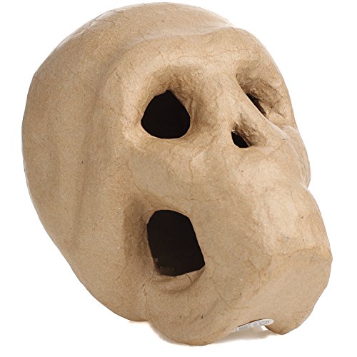 Factory Direct Craft Life Size Paper Mache Skull for Halloween, Gothic and Day of the Dead Display