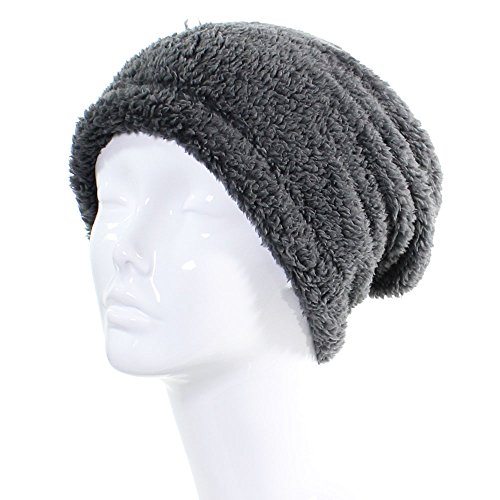 AN Dark Gray 3-in-1 Neck Gaiter Beanie Face Mask Men Women Children , One Size
