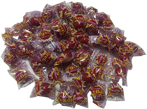 Ferrara Pan Atomic Fireballs Cinnamon Candy 1 Pound Bag by The Online Candy Shop
