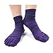 Mens Cotton Toe Socks Five Finger Running Socks Fashion Mini Crew Ankle Sports Socks