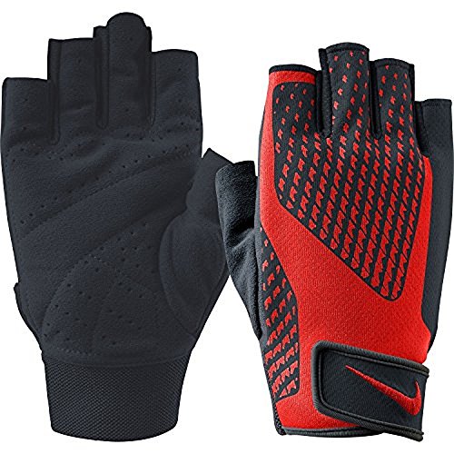 Nike Men s Core Lock Training Gloves 2.0 (Black/Crimson, Large)