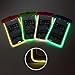Sunny Tag Glow in Dark-Floating Waterproof Universal Phone Dry Bag Case, 20-Pack Blue, Green, Pink, Orange