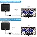 Besitek TV antenna 50 Mile Range Amplified HDTV Antenna, with Detachable Amplifier Signal Booster for the Highest Performance and 10 Feet Coaxial Cable