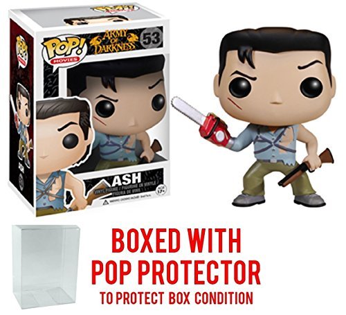 Funko Pop! Movies: Evil Dead - Army of Darkness Ash Vinyl Figure (Bundled with Pop Box Protector Case)