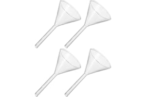Generic 4Pcs 60Mm Glass Funnels for Oil Lamps Kerosene Lantern Filling Tools Scientific Filtration
