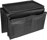 GPCT 6 Large Pocket Sofa Chair Couch Arm Rest Organizer w/ Table-Top Stores Remote Controls Eyeglasses (Kitchen)
