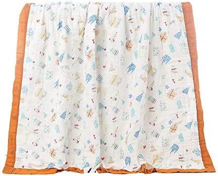 Setaria Viridis 六層ガッゼ ベビー おくるみ 夏用ベビーブランケット 入浴用 出産祝い プレゼント 毛布 価格 交渉 送料無料 ベビーバスタオル ギフト 柔らかく ガーゼ