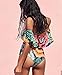 CoCo Fashion Womens Push up Padded Colorblock Bikini Swimwear Swimsuit,Swimwear O03,X-Large