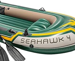 Intex Seahawk 4 Fishing Boat Set With Oars 68351 Green Buy