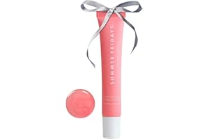 Summer Fridays Tinted Lip Butter Balm - Conditioning Vegan Lip Balm for Instant Moisture, Shine & Hydration - Sheer-Tinted, Soothing Skincare - Pink Sugar (.5 Oz)