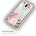 Vinve for LG G7 ThinQ Case, LG G7 Case, [Crystal Clear] Anti-Scratch Shockproof Cover Clear Hard Back Panel + TPU Bumper Slim Case for LG G7 ThinQ / G7 (Peony)