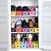 Shoe Slots Organizer,Jinjin 8pc Display Rack Shoes Organizer Space-Saving Plastic Storage Rack (8 colors)