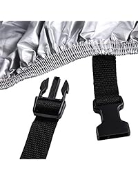 Sunnyglade 4   Funda impermeable para carrito de golf de 31.5 in, compatible con EZ GO, Club Car Yamaha, resistente al polvo, color gris