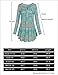 SeSe Code Fall Floral Print Paisley Tops for Women Plus Size Tunics to Hide Tummy Shirts that Wearing with Leggings