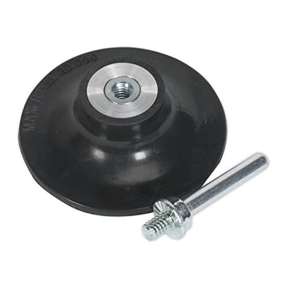 Sealey PTCQCBP75 Quick Change Backing Pad Ø75mm 1/4"UNC , Black