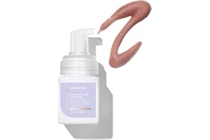 Undone Beauty Glowed Up Foolproof Ultimate Facial Tanning Foam with Buildable Self-tan Color and Guide Color for Flawless Blends - Vegan and Cruelty, Paraben, & Gluten Free - Light