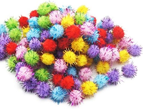 1000pcs/Pack 10mm Chenille Stems Christmas Plush Ball Hair Root DIY Children Toys