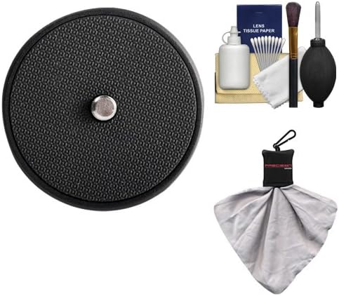 Vanguard Quick Shoe Release Plate QS-65GH with Cleaning Accessory Kit for GH-100 & GH-200 Pistol Grip Ball Heads
