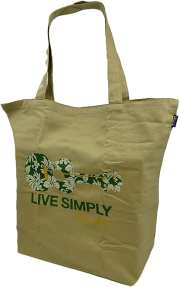 Amazon パタゴニア Patagonia キャンバスバッグ ハレイワ 並行輸入品 Live Simply Ukulele Honolulu エコバッグ 買い物バッグ