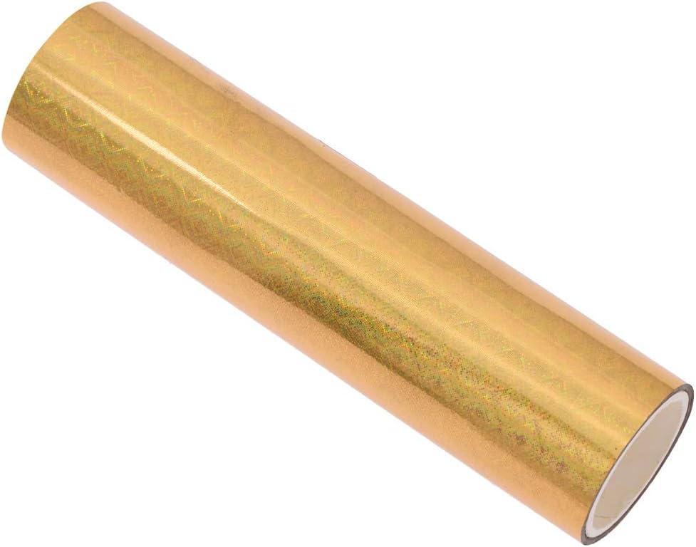 KOZOREN Metallic Heat Transfer Foil Electrochemical Aluminum Foil Paper Printing DIY Scrapbooking Material for Laminator/Hot Foils Machine 1 roll 4.9”x16.4’