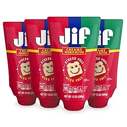 Jif Squeeze Creamy Peanut Butter, 13 Ounces