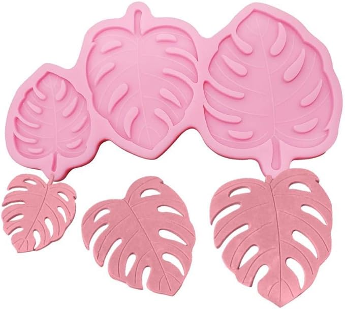 NMLB Herramientas de Fondant en Forma de Hoja de PláTano Moldes de